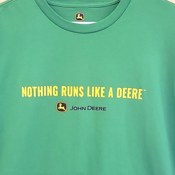 John Deere Green Tee with Yellow Logo - Picture 2 of 7